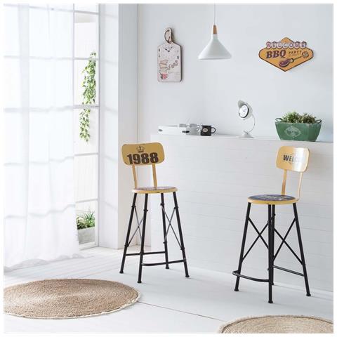 Orologio Da Parete In Legno Bianco 26x48x2h - Foto 2