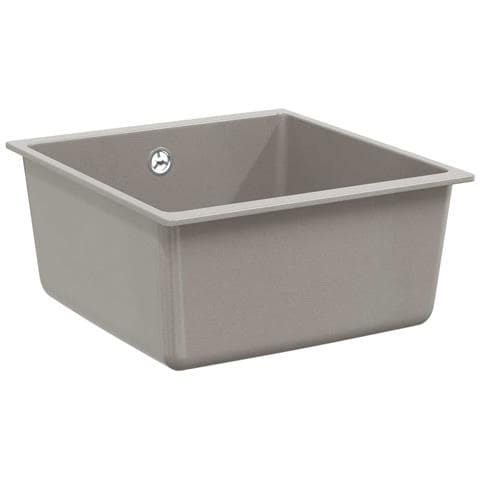 Lavello Grigio 430 x 460 mm 80% Quarzo e 20% Resina - Foto 1