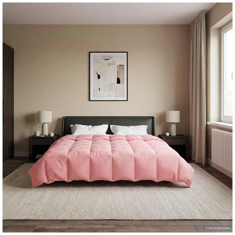 Piumone Completo Annuale Rosa 240 x 260 cm Microfibra - Foto 2