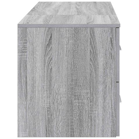 Set di mobili per il bagno 2 pz Sonoma grigio - Foto 2