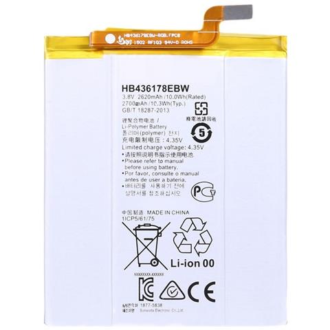 Batteria Litio Hb436178ebw 2700mah 3,8v Ascend Mate S Bulk - Foto 1