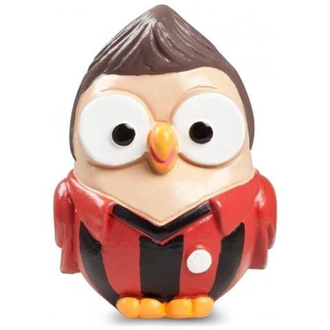 Goofi Squadre - Calciatore Maglia Rossonera - Gufetto Decorativo InCeramica - Foto 1