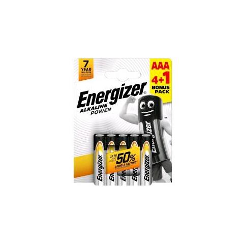 5 Pile Alcaline Power Lr03 Aaa Energizer Blister - Foto 2