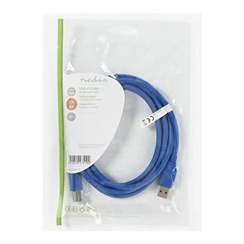 Ccgp61100bu20 Cavo Usb 3.0 A Maschio - Maschio B 2,0 M Blu - Foto 2