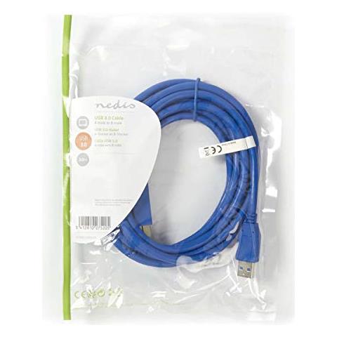 Ccgp61100bu20 Cavo Usb 3.0 A Maschio - Maschio B 2,0 M Blu - Foto 4