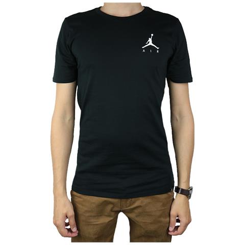 Air Jumpman Embroidered Tee, Uomo, Nero, T-shirt, Numero: M Eu - Foto 1