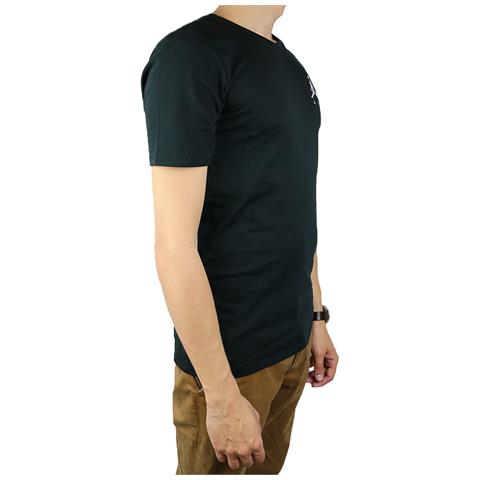 Air Jumpman Embroidered Tee, Uomo, Nero, T-shirt, Numero: M Eu - Foto 2