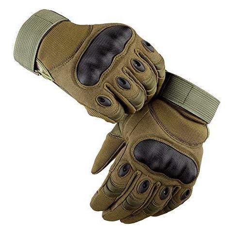 Moto Guanti Finger Coppie Tutto Il Motocicletta Guanti Dello Schermo Di Tocco Guanti Atv Equitazione Motocross (verde Dellesercito M)  - Foto 1