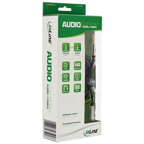 10m 3.5mm - 3.5mm 10m 3.5mm 3.5mm Nero cavo audio - Foto 2