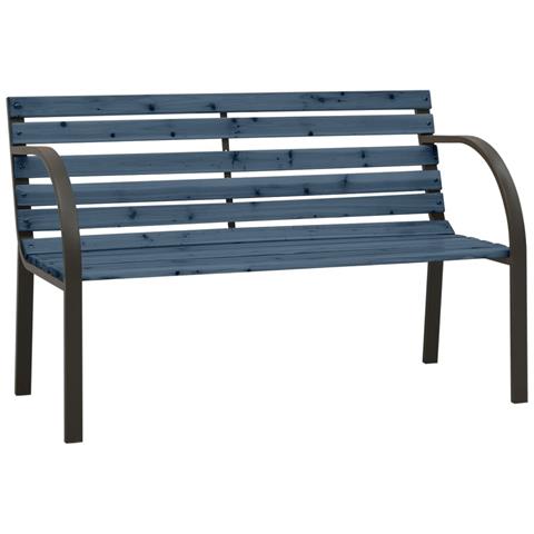 Panca da Giardino 81 cm in Legno di Abete Cinese Grigia - Foto 1