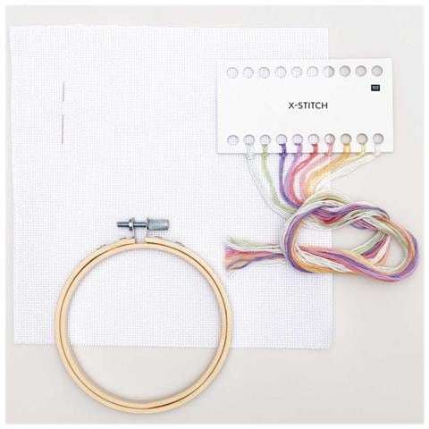 Kit Ricamo Punto Croce - Arcobaleno - Foto 1