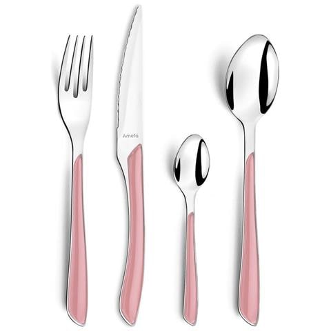 Posate Eclat Rosa Metallo (24 Pcs) - Foto 1