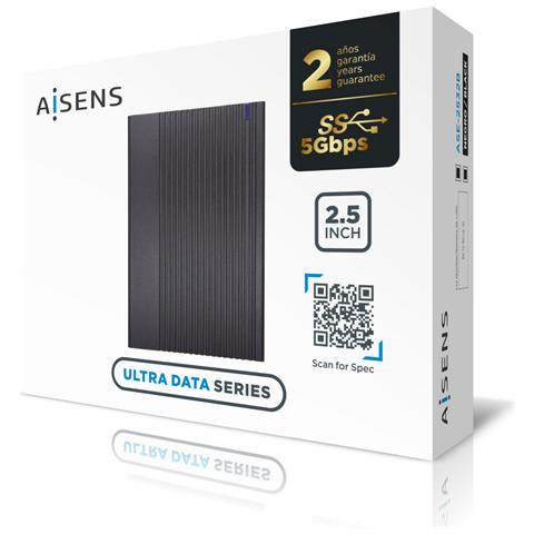 ASE-2532B contenitore di unità di archiviazione Box esterno SSD Nero 2.5" - Foto 2