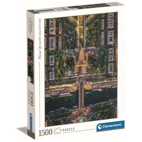Puzzle Clementoni Vol Au-dessus De Paris (fr) 1500 Pezzi - Foto 1