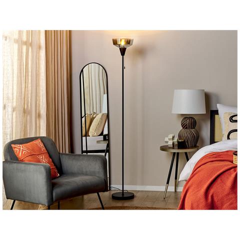 Lampada Da Pavimento Talparo Metallo Argento - Foto 1