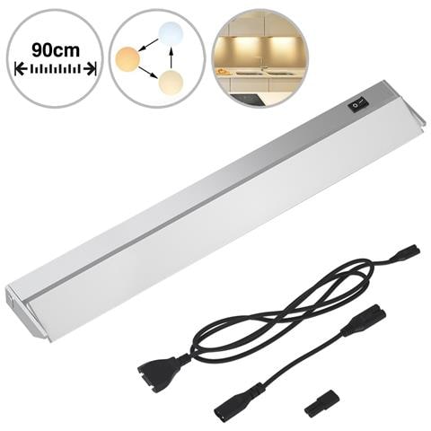 Lampada Luce Sottopensile 90 Cm Mobili Cucina Armadio Barra 90 Led In Alluminio - Foto 1