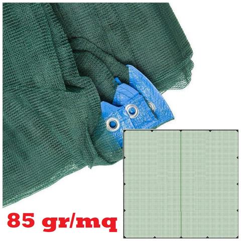Rete Per Olive Rinforzata E Occhiellata Tessuto Antispina Telo Intero Verde 85 Gr /mq - 5x12 Mt - Foto 1