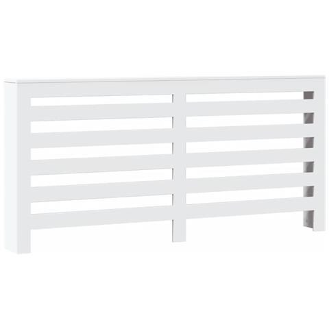 Copertura Termosifone Bianca 175x20x82 Cm In Legno Multistrato - Foto 2