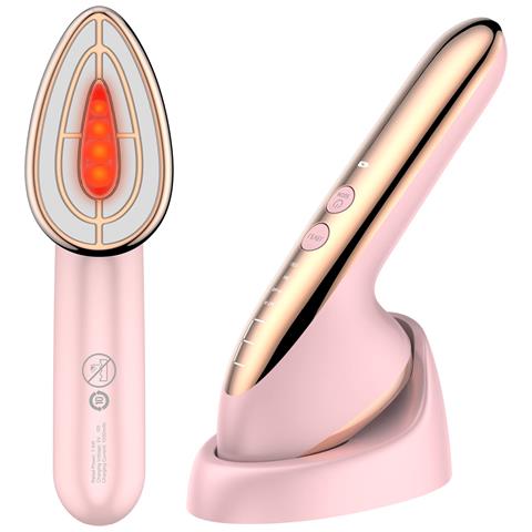 Macchina Elettrica Ad Alta Frequenza Senza Cordone Per Massaggiatore Facciale Professionale Per Il Viso - Rosa - Foto 1