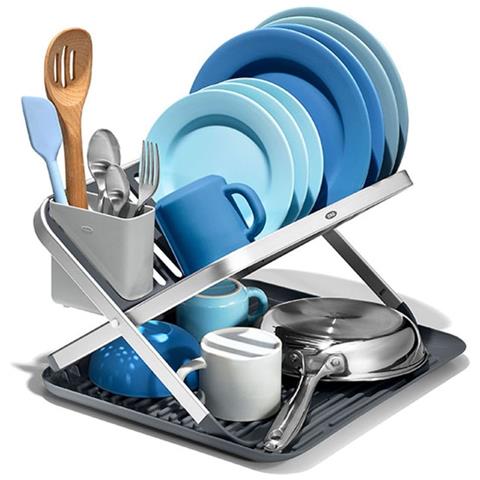 Scolapiatti Pieghevole A 2 Livelli - Ox13322800 - Foto 2