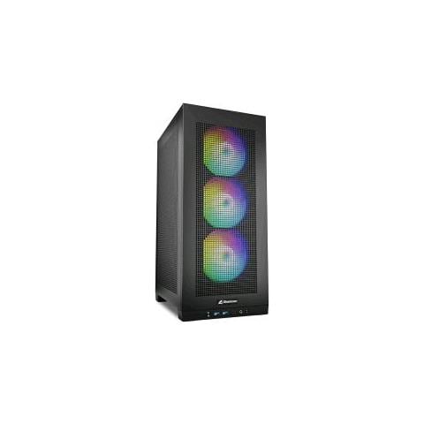 Rebel C20 Itx Rgb Pc Case 2x U3, 1x Usb-c, 3x 120 Argb Pwm Argb Controller - Foto 1