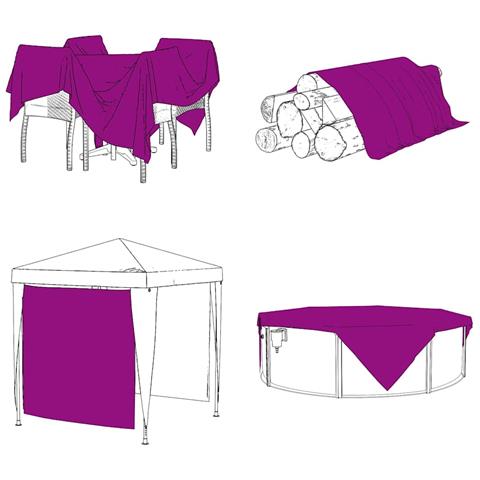 Telone Trasparente con Occhielli 2x8 m in PVC - Foto 2