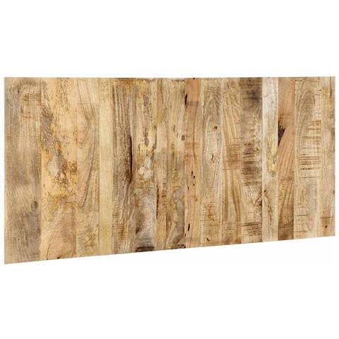 Testiera 180 Cm In Legno Massello Di Mango Grezzo - Foto 2