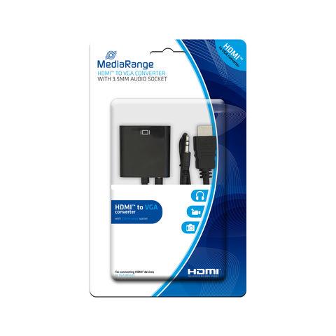 MRCS167 cavo e adattatore video HDMI VGA (D-Sub) + 3.5mm Nero - Foto 1