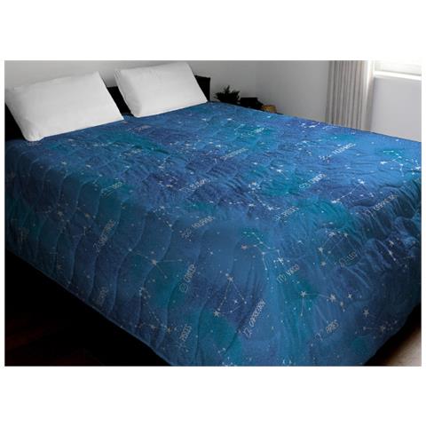 Trapuntino Piumino Estivo Primaverile 100gr Mq Leggero Disegno Zodiaco 1 Piazza E Mezza Zodiaco - Foto 1