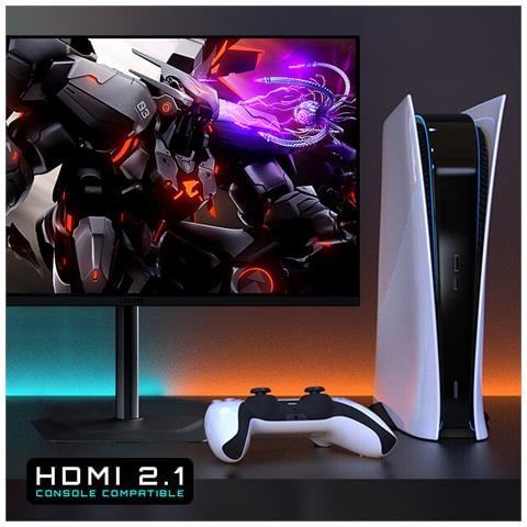 MO32U 31,5" Monitor Gaming OLED 4K UHD - 3840 x 2160, 165Hz, 0.03ms, 250 cd /m², Display HDR True Black 400, HDMI 2.1, DisplayPort 1.4 - Foto 2