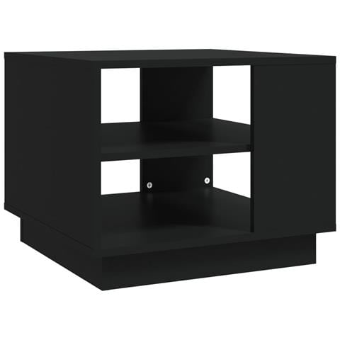 Lusso Casadino - Tavolino Da Salotto Nero 55x55x43 Cm In Truciolato - Foto 1