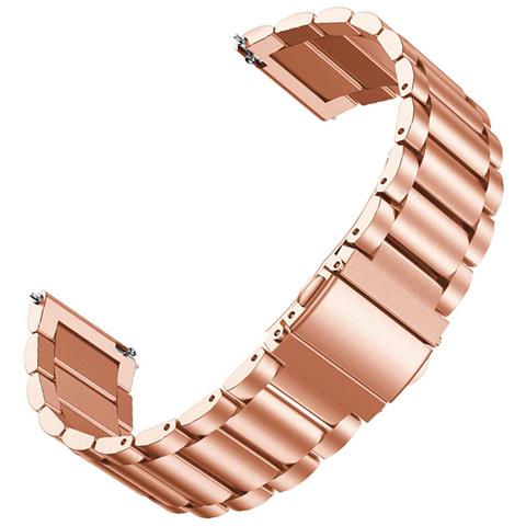 Cinturino Per Orologio In Acciaio Inossidabile: Vestibilità Comoda E Sicura Gold 24 Mm - Foto 3