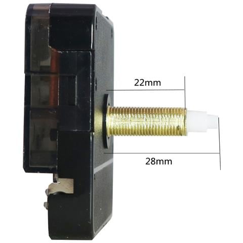 Meccanismo Orologio Silenzioso Con Albero Da 20mm - Confezione Singola - Foto 4