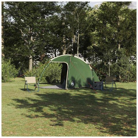 Tenda Verde 370 x 230 x 185 cm Poliestere e fibra di vetro - Foto 2