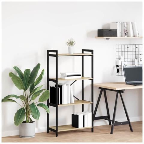 Libreria rovere sonoma 60 x 30 x 118 cm Legno multistrato - Foto 2