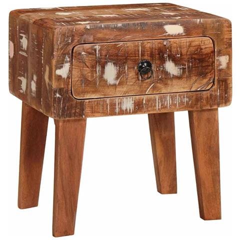 Tavoli da Fine Multicolore legno massello di riciclo - Foto 1