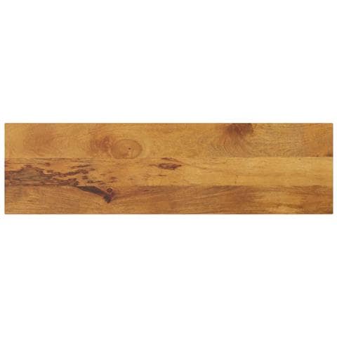 Piano per Tavolo 100x40x2,5cm Rettangolare Legno Massello Mango - Foto 1
