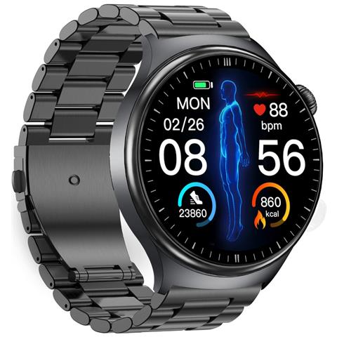 Smartwatch Amoled Ad Alta Risoluzione Da 1,43"" Con Ecg, Frequenza Cardiaca E Monitoraggio Dell'ossigeno Nel Sangue - Foto 2