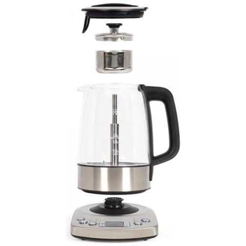 Bollitore Senza Fili 1,7l 2000w Vetro /grigio - Dod209 - Foto 4
