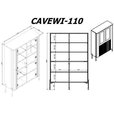 VERA 471009 armadio soggiorno Armadietto - Foto 4