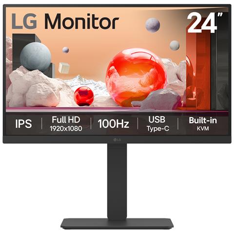 Monitor 23.8" IPS Flat 24BA650-B.AEK Full HD Tempo di risposta 5 ms - Foto 1