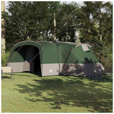 Tenda Familiare con tetto Verde e Bianco 760 x 645 x 230 cm - Foto 2