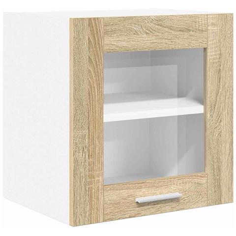 Armadio pensile con porta Riga Rovere Sonoma 40 x 31 x 40 cm - Foto 1