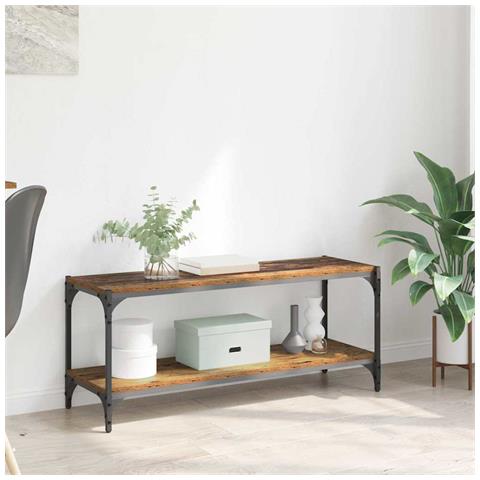 Mobile TV Legno vecchio 100x33x41cm - Foto 2