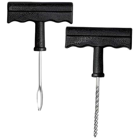 Kit Di Riparazione Pneumatici Tubeless Con Utensili Manuali E Strisce Sigillanti - Foto 2