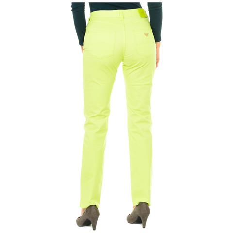 Pantalone Lungo In Tessuto Elasticizzato 3y5j18-5nzxz Donna - Foto 3