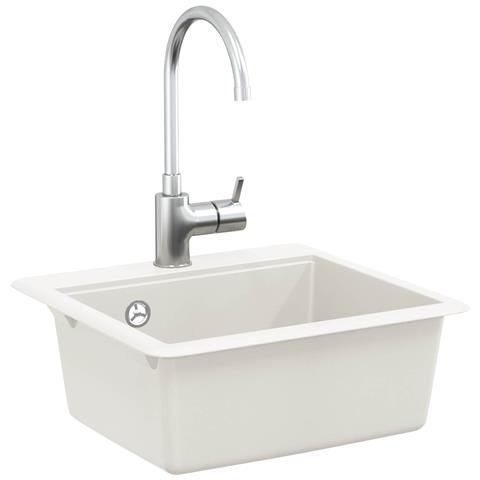 Lavello Bianco 470 x 440 mm Granito - Foto 2