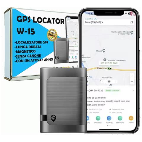 Localizzatore Gps Senza Canone Lunga Durata Con Sim Anonima Già Attiva Per 1 Anno Antifurto Per Auto Moto Agenzia Investigativa (w15) - Foto 1