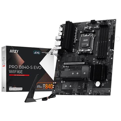 Pro B840-S EVO WIFI6E AMD B840 Socket AM5 ATX - Foto 1