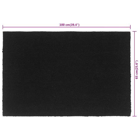 Zerbino Nero 65x100 cm Fibra di Cocco - Foto 6